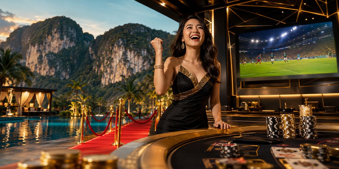 Suasana permainan Baccarat gaya Malaysia di Ipoh